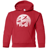 Sweatshirts Red / YS Full Moon over London Youth Hoodie