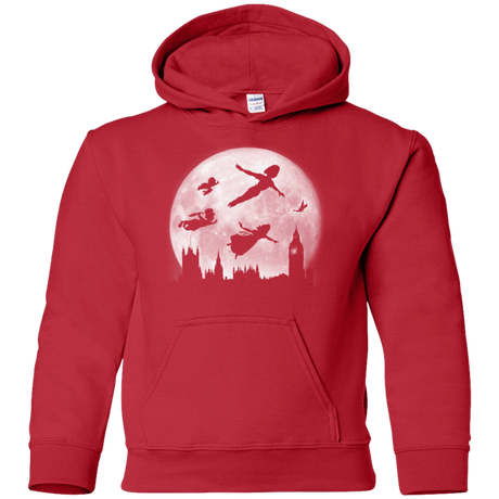 Sweatshirts Red / YS Full Moon over London Youth Hoodie
