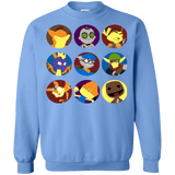 Sweatshirts Carolina Blue / Small Fun Heroes Crewneck Sweatshirt