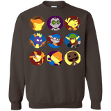 Sweatshirts Dark Chocolate / Small Fun Heroes Crewneck Sweatshirt