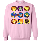 Sweatshirts Light Pink / Small Fun Heroes Crewneck Sweatshirt