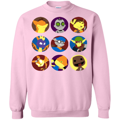 Sweatshirts Light Pink / Small Fun Heroes Crewneck Sweatshirt