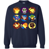 Sweatshirts Navy / Small Fun Heroes Crewneck Sweatshirt