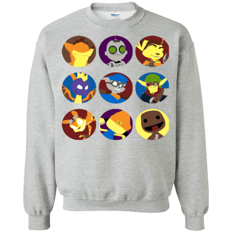 Sweatshirts Sport Grey / Small Fun Heroes Crewneck Sweatshirt