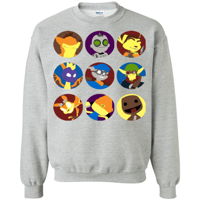 Sweatshirts Sport Grey / Small Fun Heroes Crewneck Sweatshirt