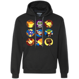 Sweatshirts Black / Small Fun Heroes Premium Fleece Hoodie