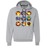 Sweatshirts Sport Grey / Small Fun Heroes Premium Fleece Hoodie
