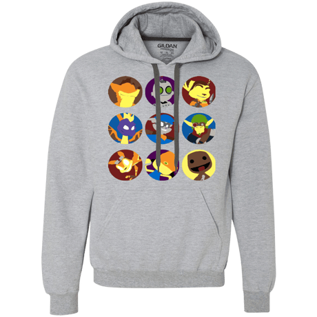 Sweatshirts Sport Grey / Small Fun Heroes Premium Fleece Hoodie