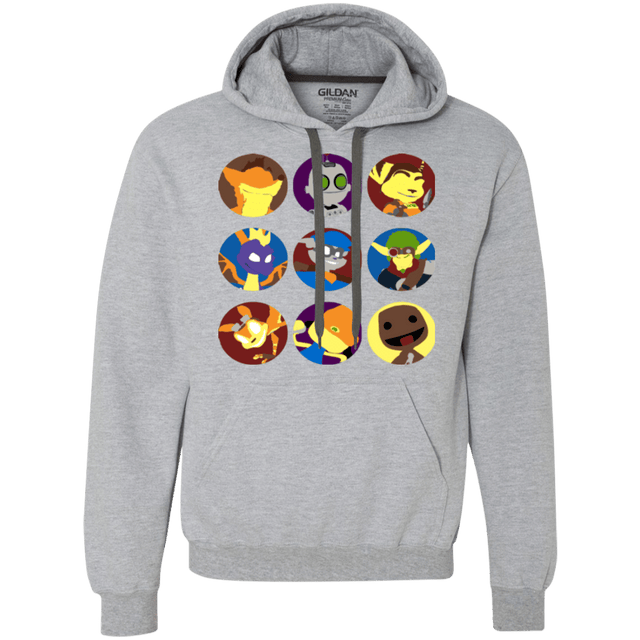 Sweatshirts Sport Grey / Small Fun Heroes Premium Fleece Hoodie