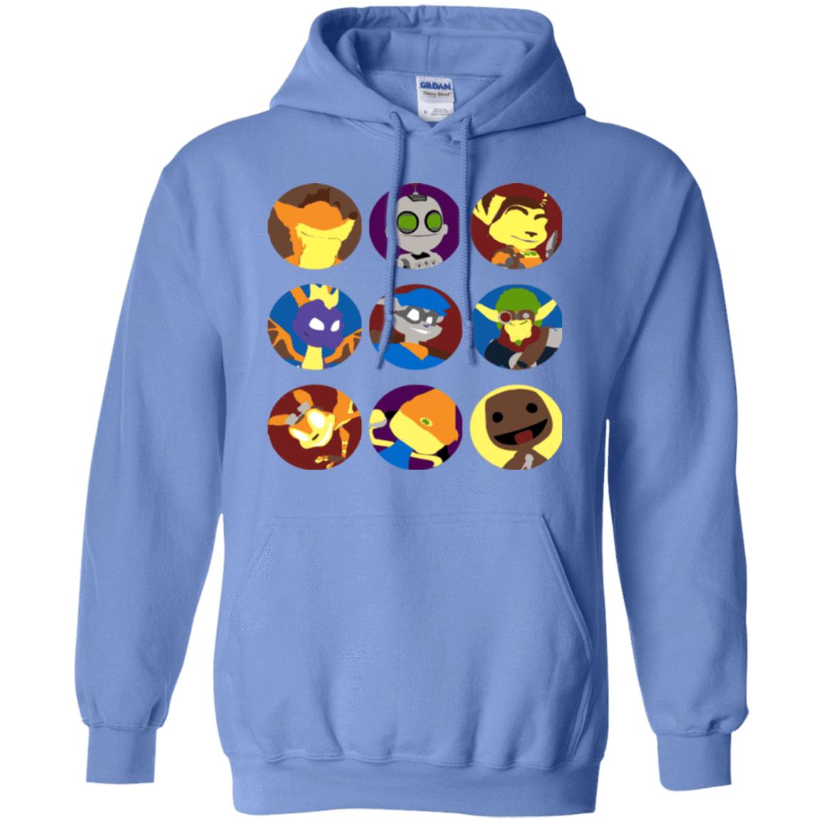 Sweatshirts Carolina Blue / Small Fun Heroes Pullover Hoodie