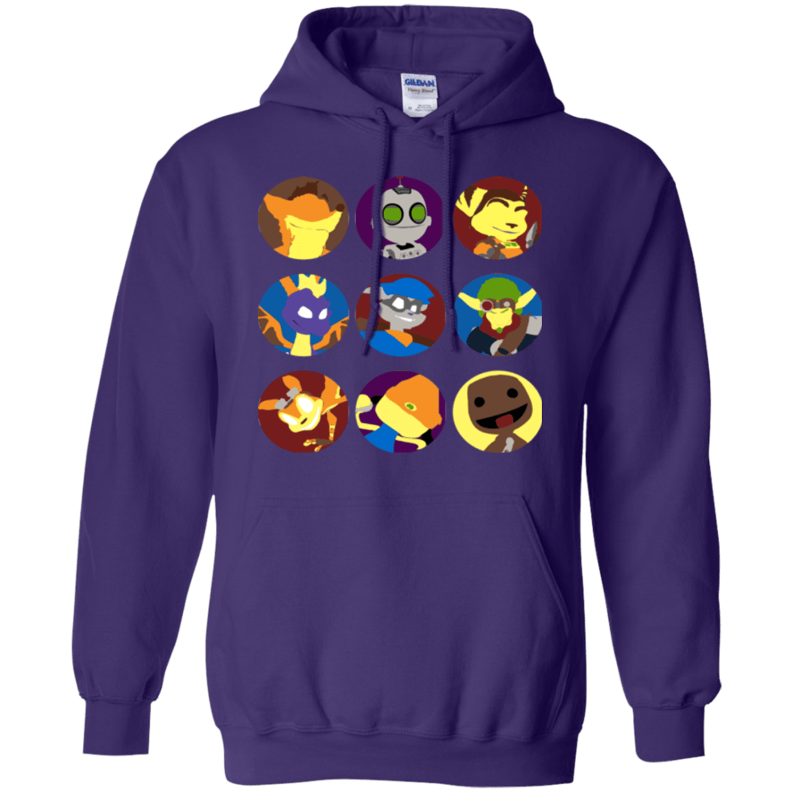 Sweatshirts Purple / Small Fun Heroes Pullover Hoodie