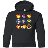 Sweatshirts Black / YS Fun Heroes Youth Hoodie