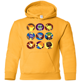 Sweatshirts Gold / YS Fun Heroes Youth Hoodie