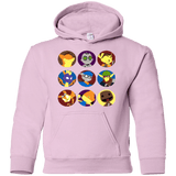 Sweatshirts Light Pink / YS Fun Heroes Youth Hoodie