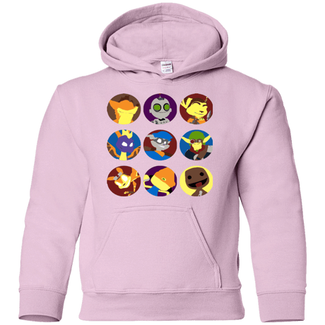 Sweatshirts Light Pink / YS Fun Heroes Youth Hoodie