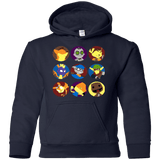 Sweatshirts Navy / YS Fun Heroes Youth Hoodie