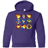 Sweatshirts Purple / YS Fun Heroes Youth Hoodie