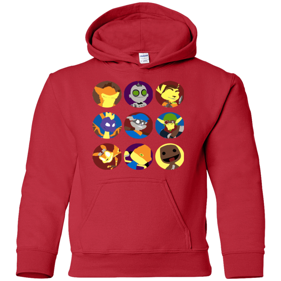 Sweatshirts Red / YS Fun Heroes Youth Hoodie