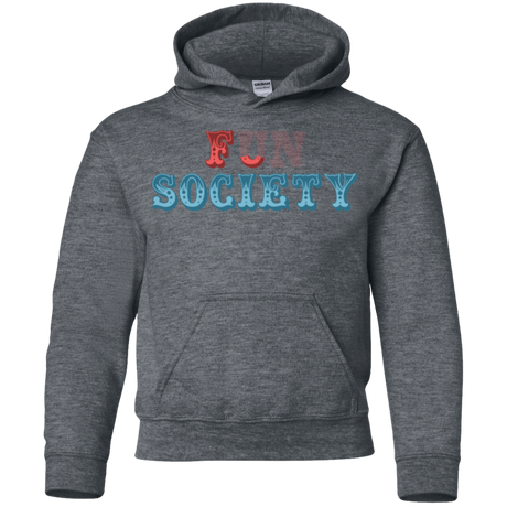 Sweatshirts Dark Heather / YS Fun Society Youth Hoodie
