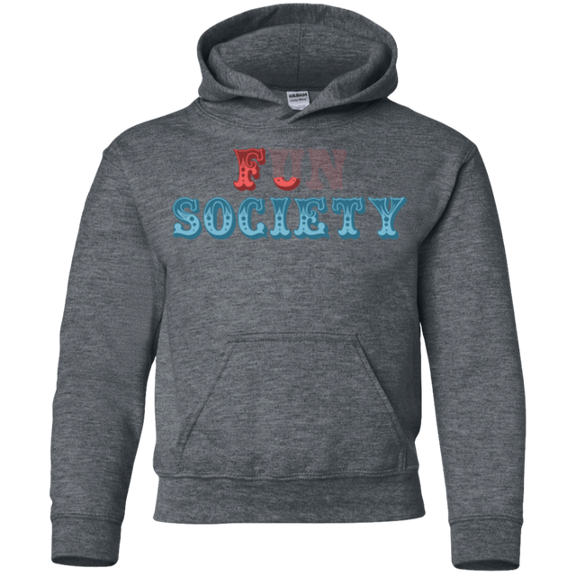 Sweatshirts Dark Heather / YS Fun Society Youth Hoodie
