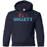 Sweatshirts Navy / YS Fun Society Youth Hoodie