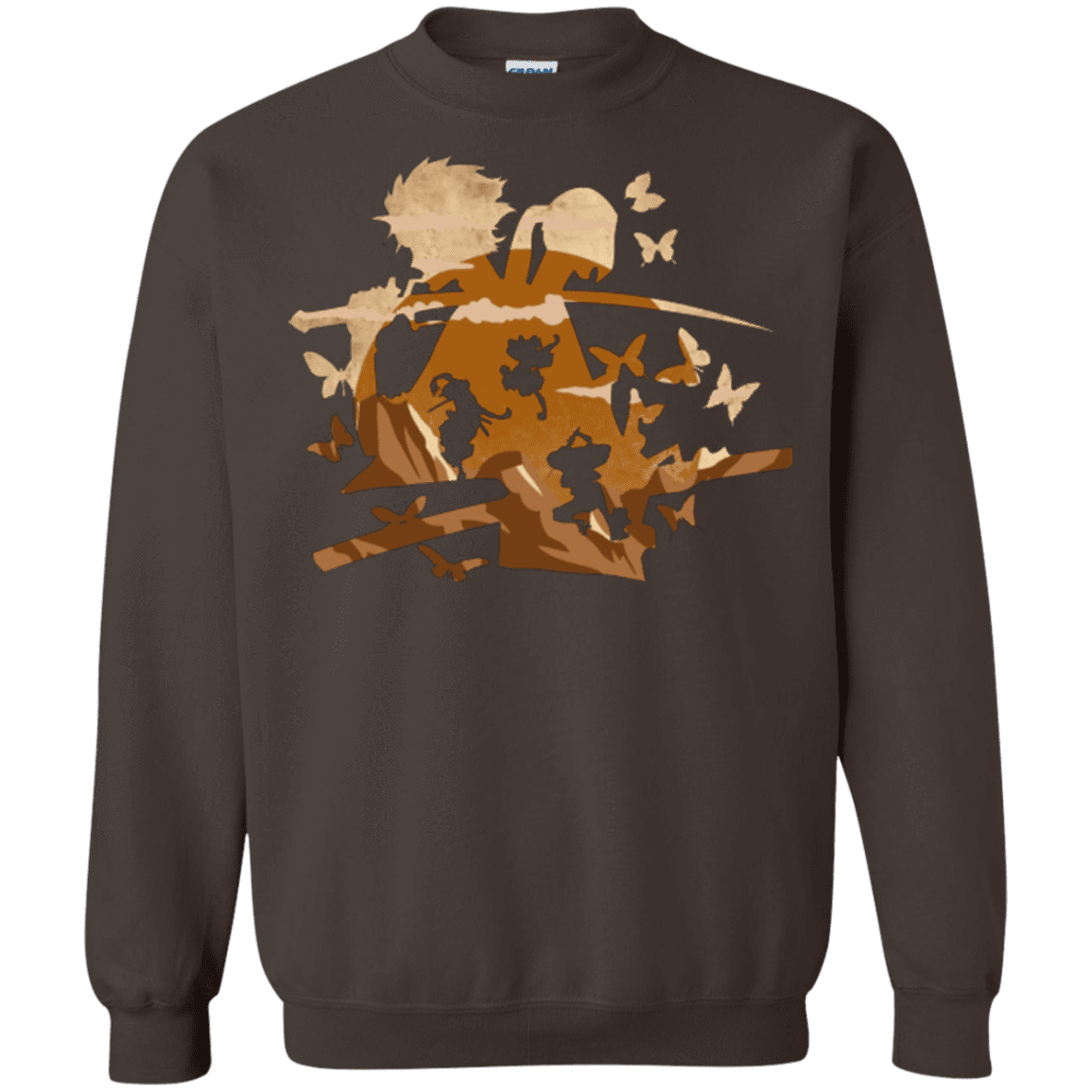 Sweatshirts Dark Chocolate / Small Funky Samurais Crewneck Sweatshirt