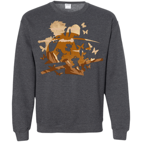 Sweatshirts Dark Heather / Small Funky Samurais Crewneck Sweatshirt