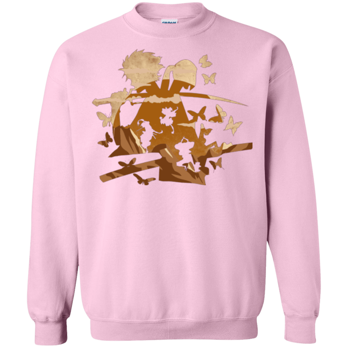 Sweatshirts Light Pink / Small Funky Samurais Crewneck Sweatshirt