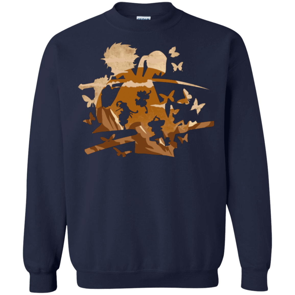 Sweatshirts Navy / Small Funky Samurais Crewneck Sweatshirt