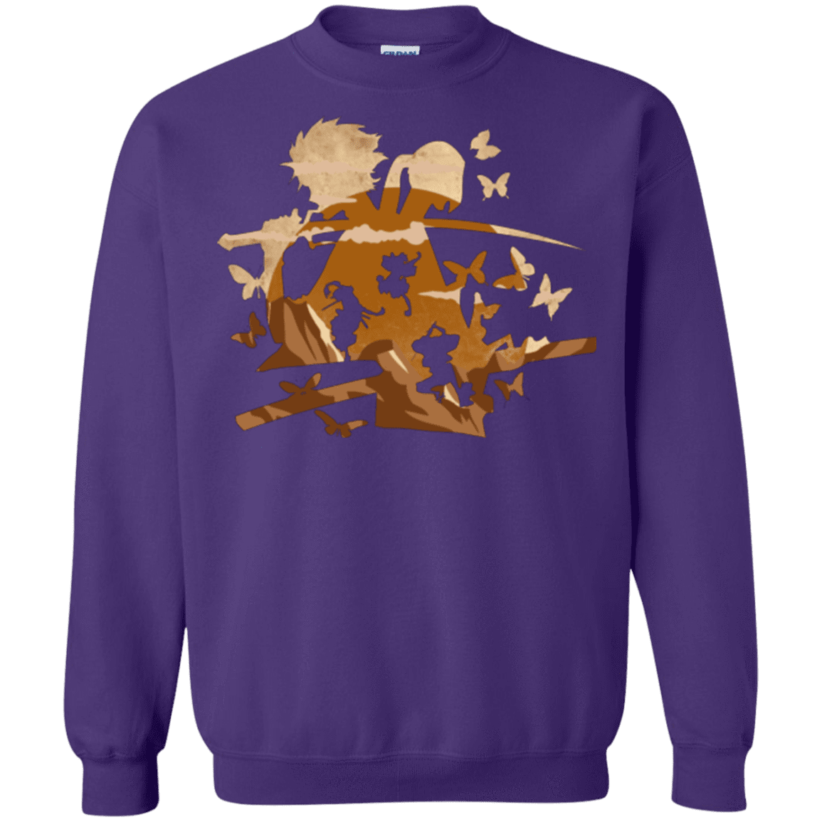 Sweatshirts Purple / Small Funky Samurais Crewneck Sweatshirt