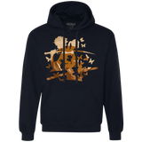Sweatshirts Navy / Small Funky Samurais Premium Fleece Hoodie