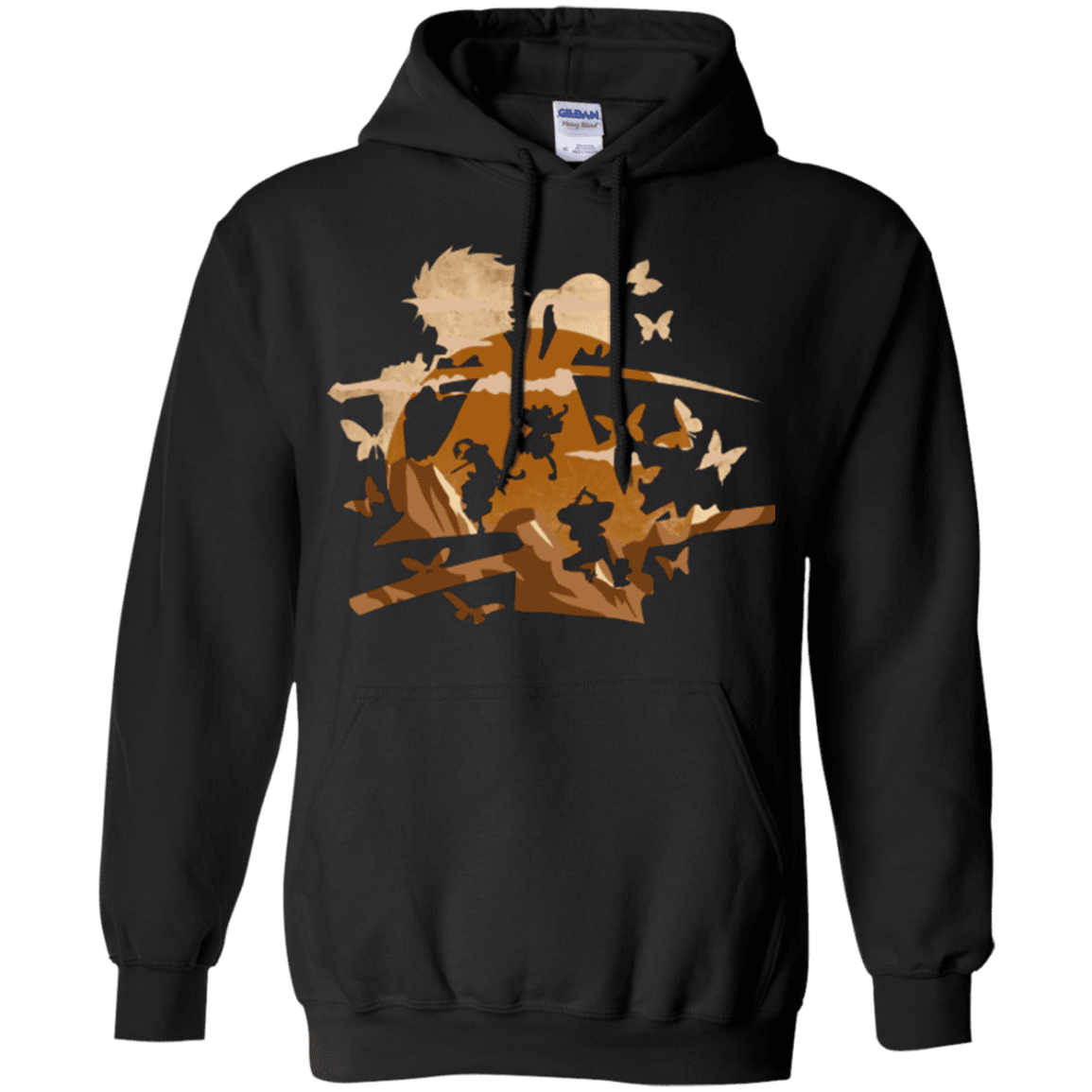 Sweatshirts Black / Small Funky Samurais Pullover Hoodie
