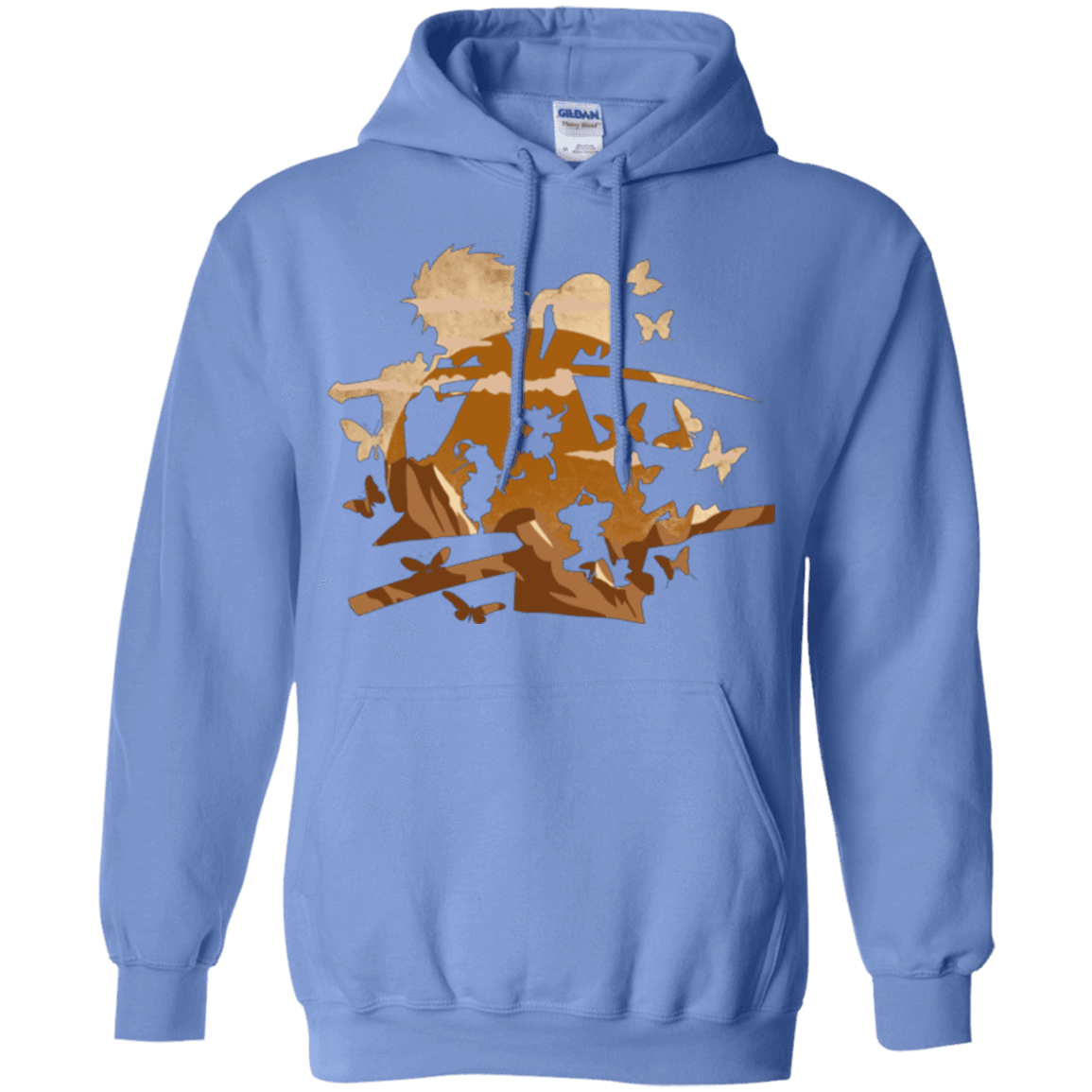 Sweatshirts Carolina Blue / Small Funky Samurais Pullover Hoodie