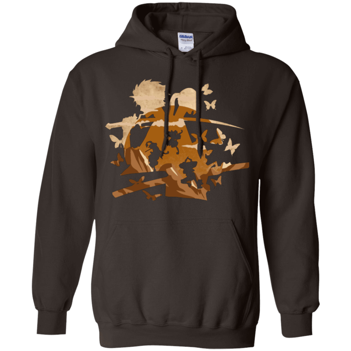 Sweatshirts Dark Chocolate / Small Funky Samurais Pullover Hoodie