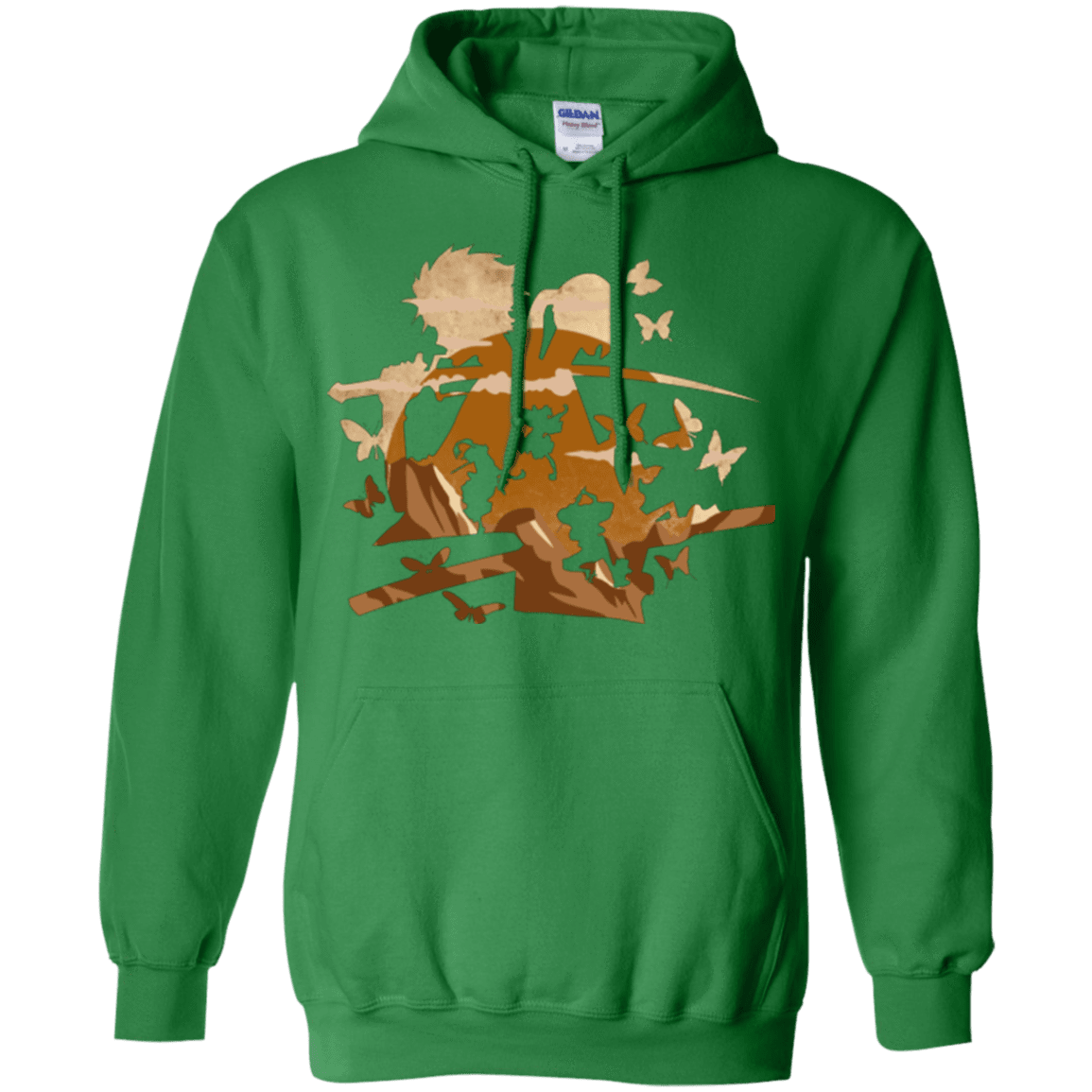 Sweatshirts Irish Green / Small Funky Samurais Pullover Hoodie