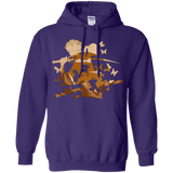 Sweatshirts Purple / Small Funky Samurais Pullover Hoodie