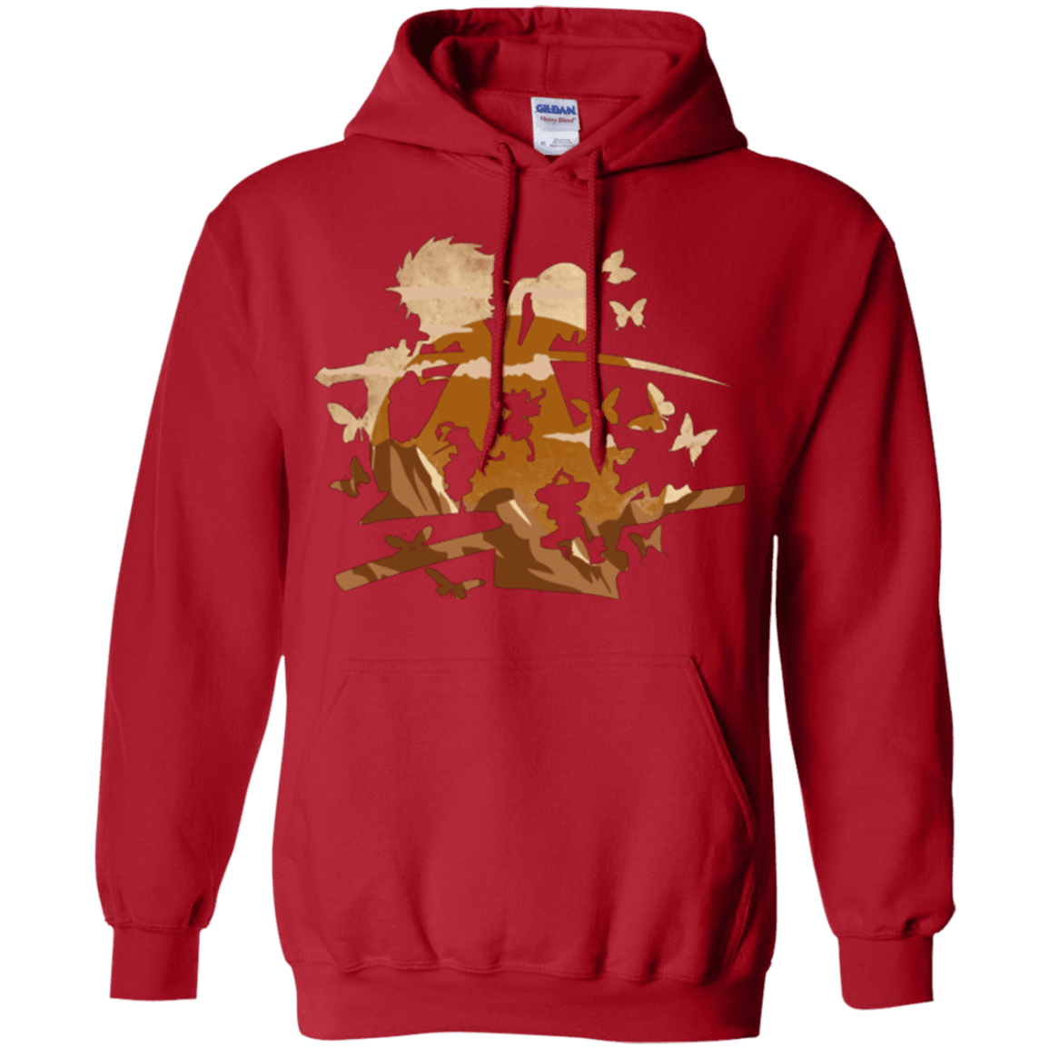 Sweatshirts Red / Small Funky Samurais Pullover Hoodie
