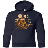 Sweatshirts Navy / YS Funky Samurais Youth Hoodie