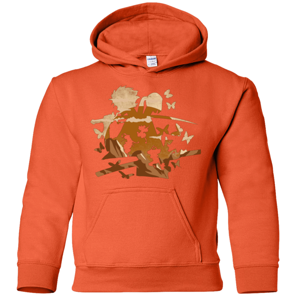 Sweatshirts Orange / YS Funky Samurais Youth Hoodie