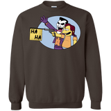 Sweatshirts Dark Chocolate / Small Funny Gun Crewneck Sweatshirt
