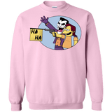 Sweatshirts Light Pink / Small Funny Gun Crewneck Sweatshirt