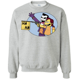 Sweatshirts Sport Grey / Small Funny Gun Crewneck Sweatshirt