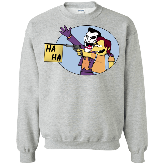 Sweatshirts Sport Grey / Small Funny Gun Crewneck Sweatshirt