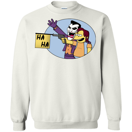 Sweatshirts White / Small Funny Gun Crewneck Sweatshirt