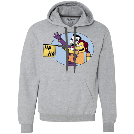 Sweatshirts Sport Grey / Small Funny Gun Premium Fleece Hoodie