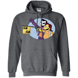 Sweatshirts Dark Heather / Small Funny Gun Pullover Hoodie