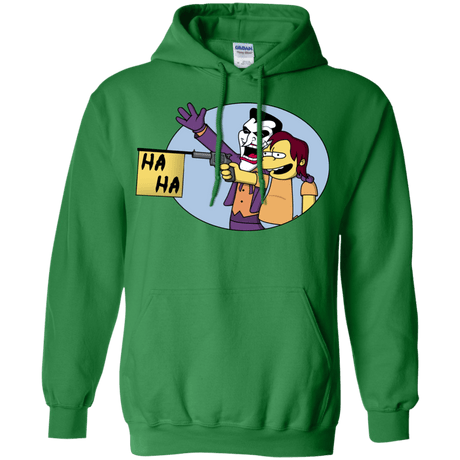 Sweatshirts Irish Green / Small Funny Gun Pullover Hoodie