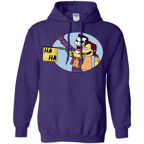 Sweatshirts Purple / Small Funny Gun Pullover Hoodie
