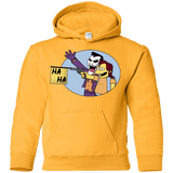 Sweatshirts Gold / YS Funny Gun Youth Hoodie