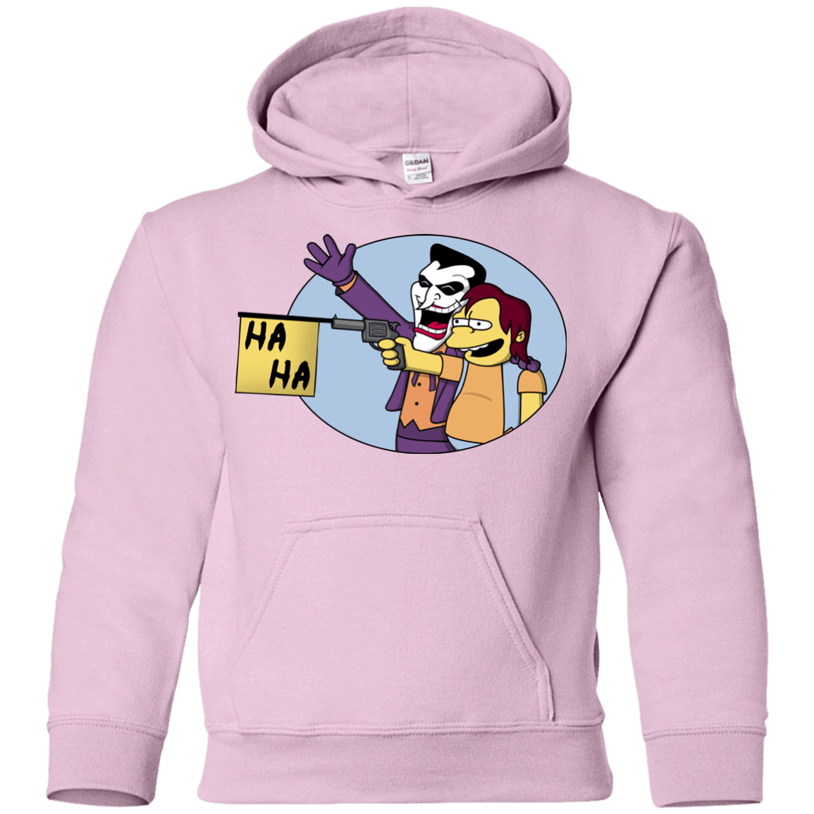 Sweatshirts Light Pink / YS Funny Gun Youth Hoodie